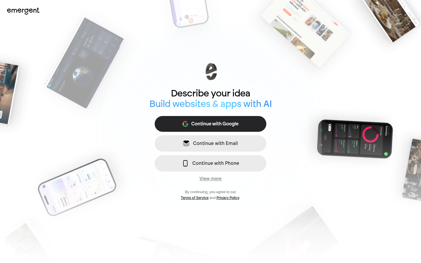 Homepage of the website, as captured