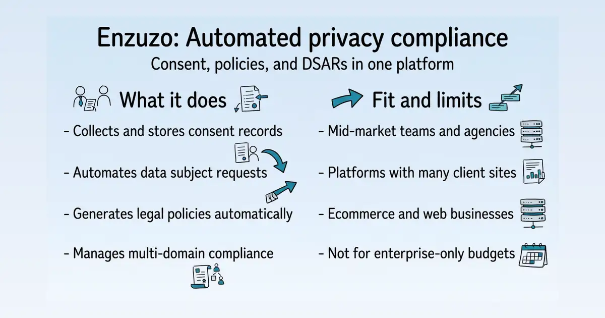 Enzuzo at a glance