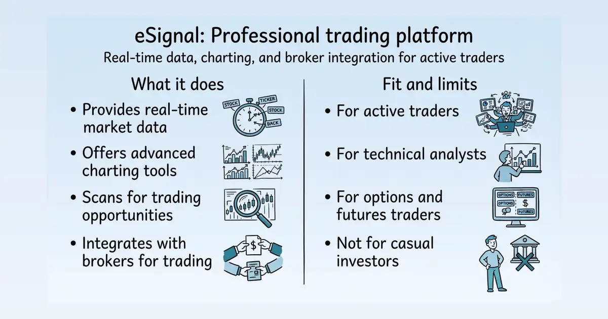 eSignal at a glance