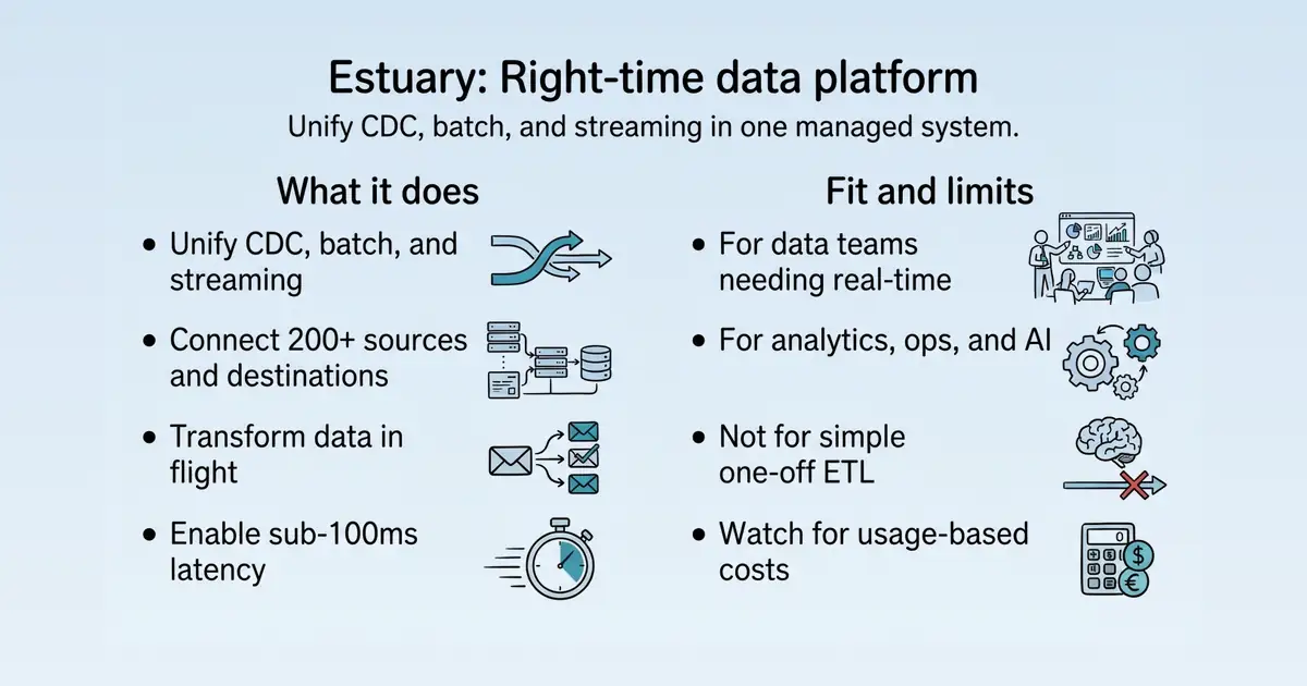 Estuary at a glance