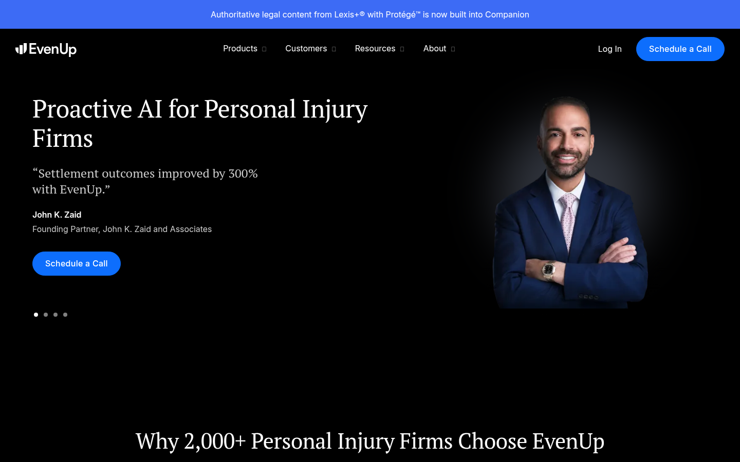 Homepage of the website, as captured