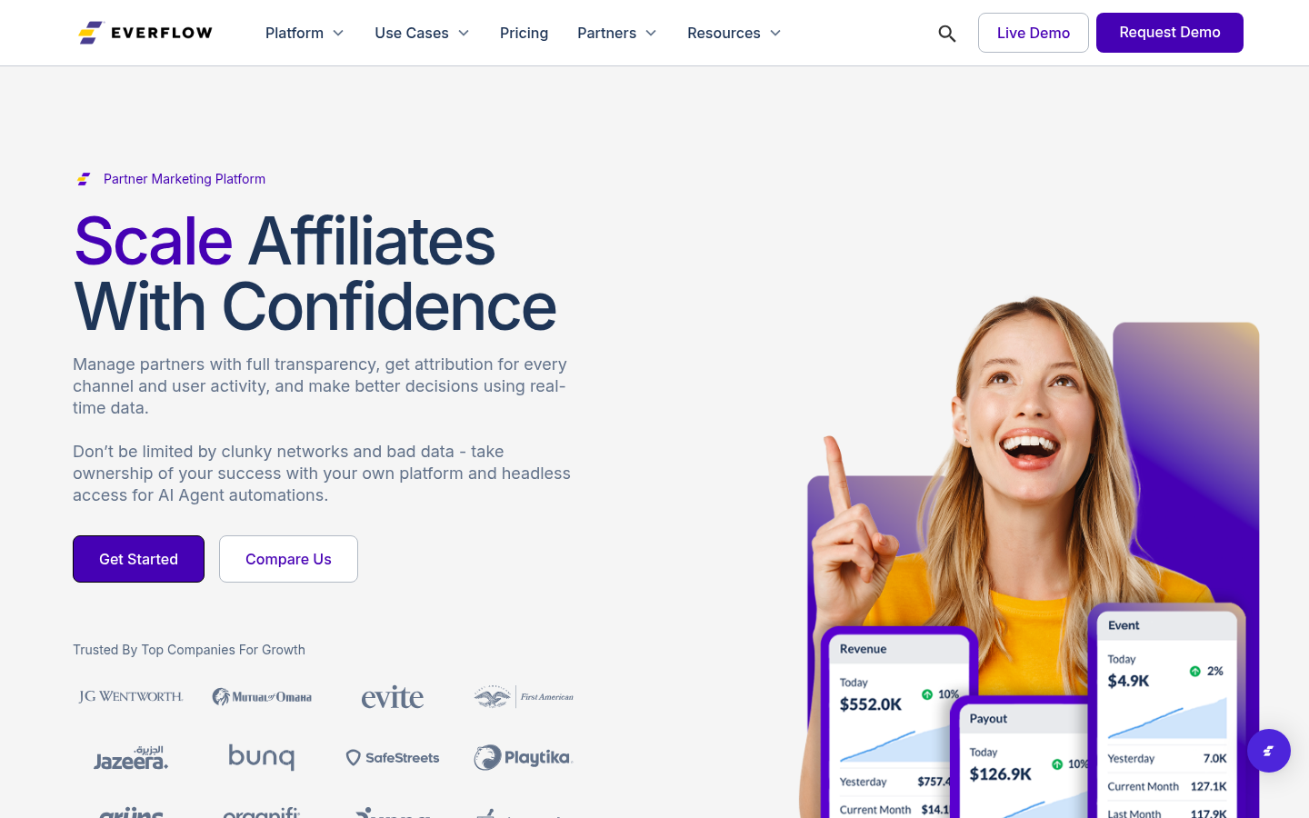 Homepage of the website, as captured