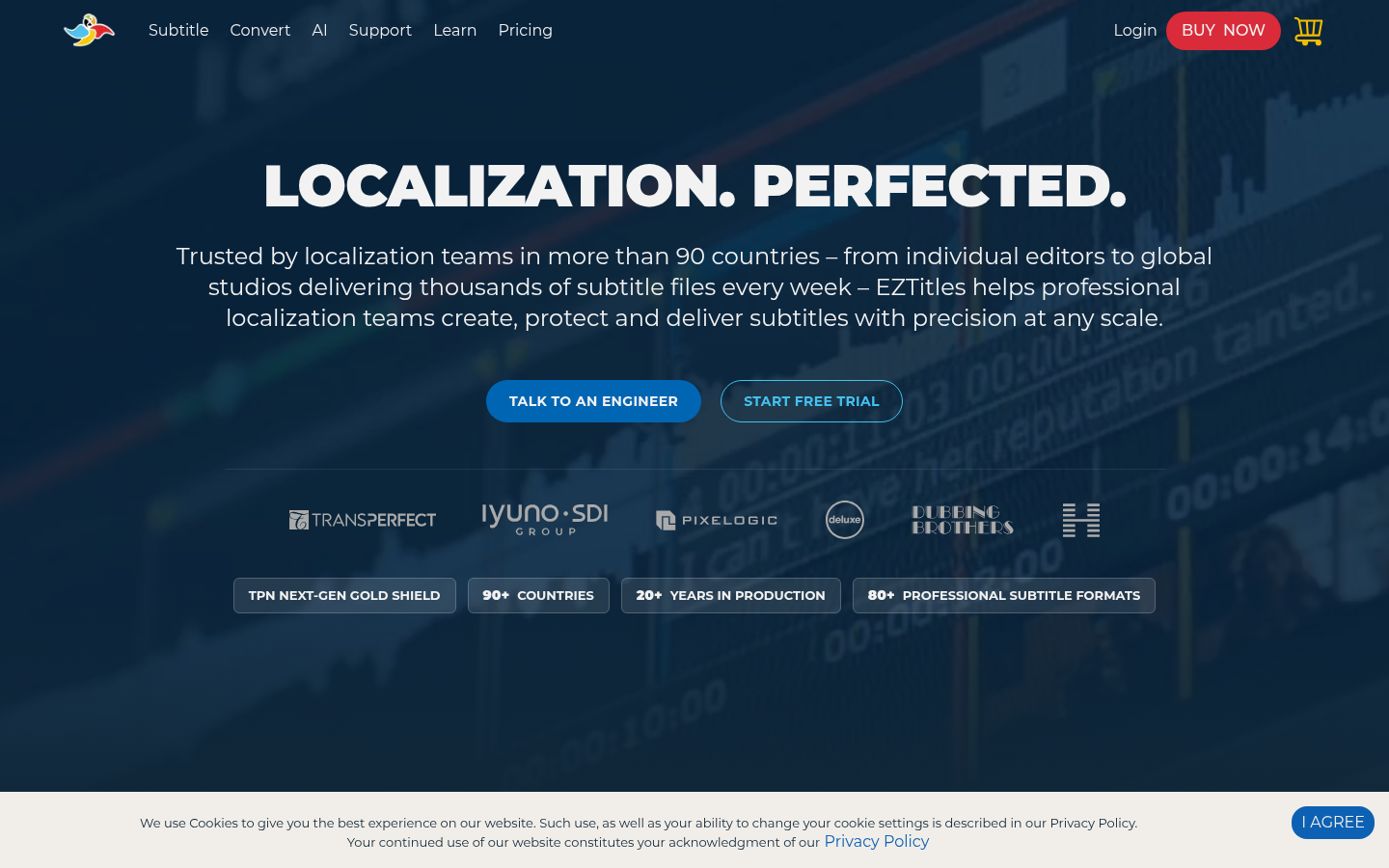 Homepage of the website, as captured