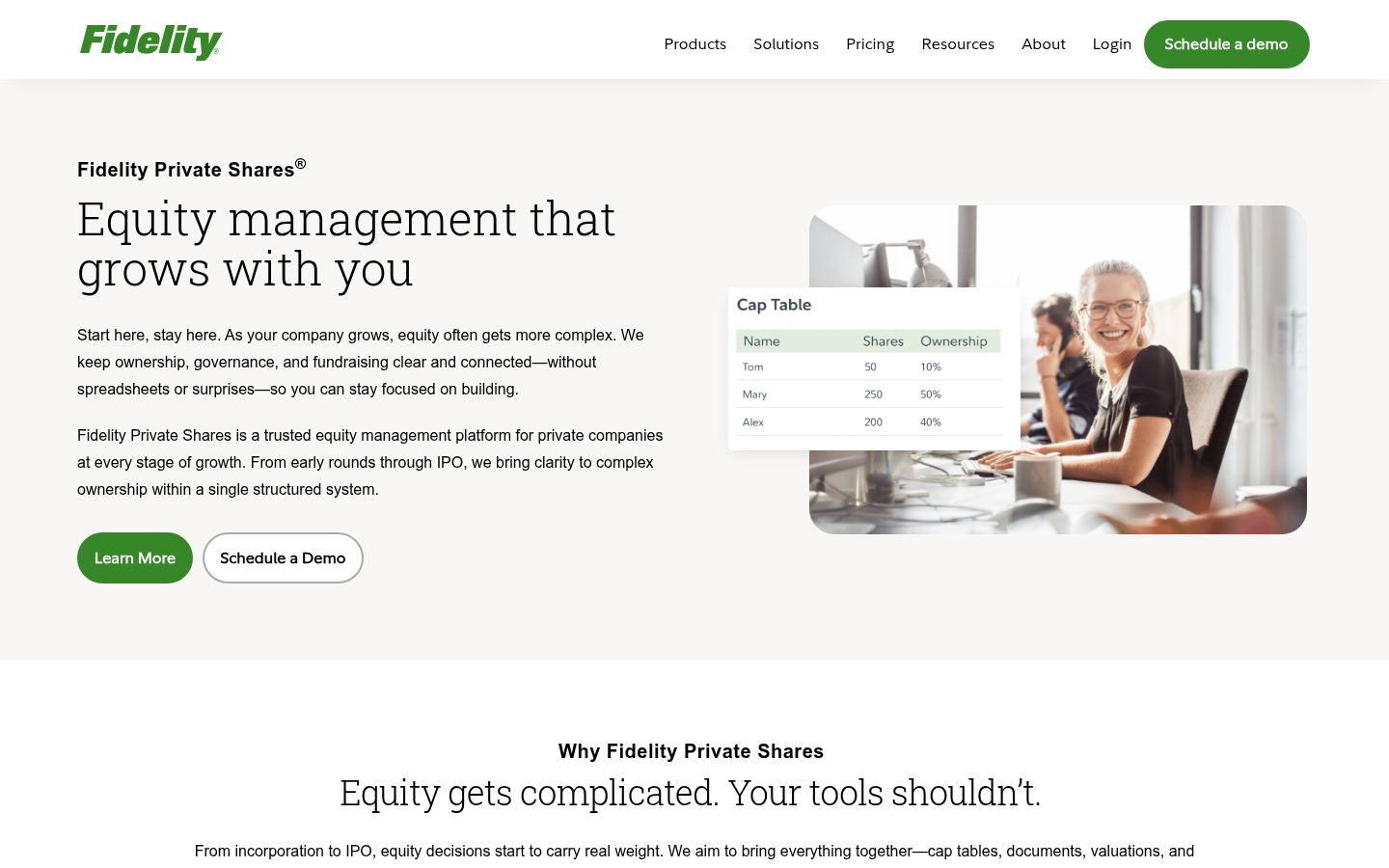 Homepage of the website, as captured