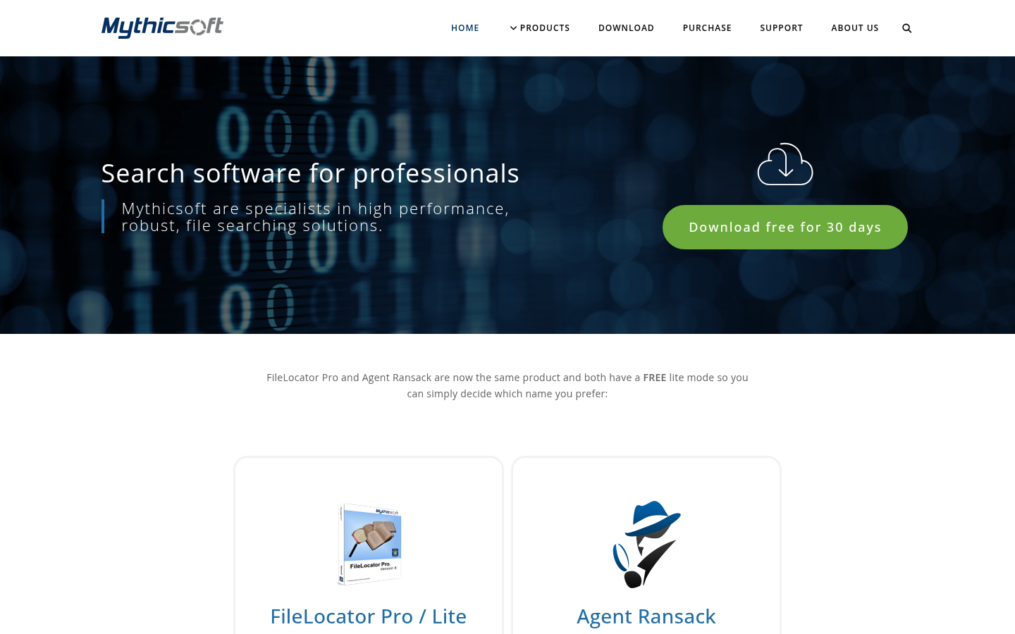 Homepage of the website, as captured