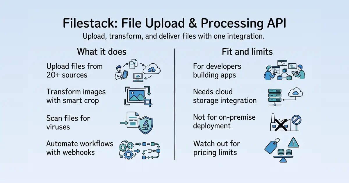 Filestack at a glance