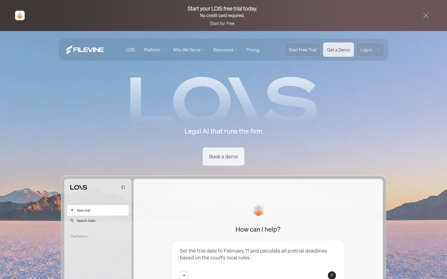 Homepage of the website, as captured