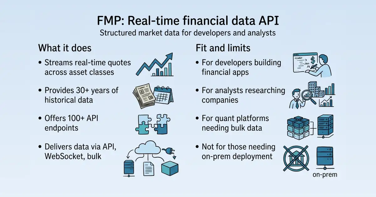 Financial Modeling Prep at a glance