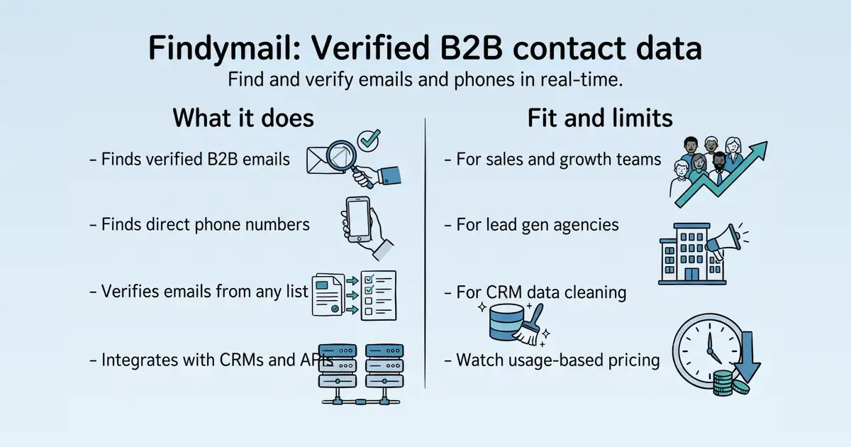 Findymail at a glance