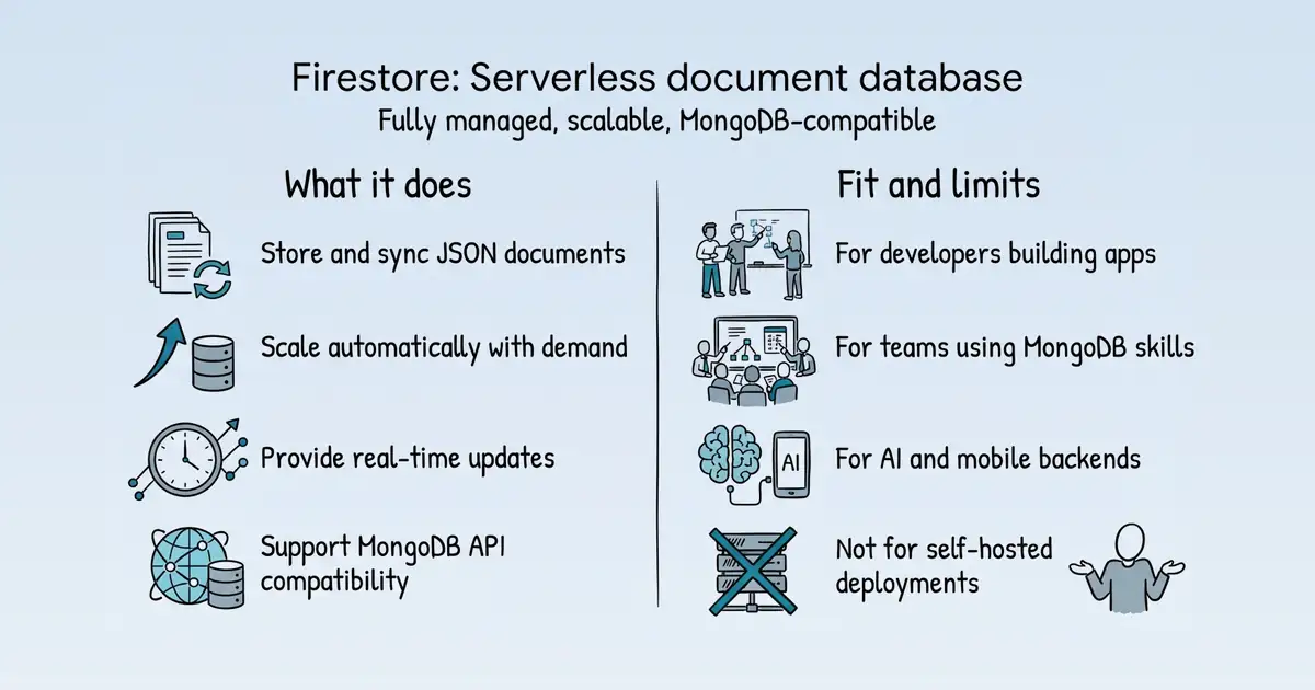 Firestore at a glance
