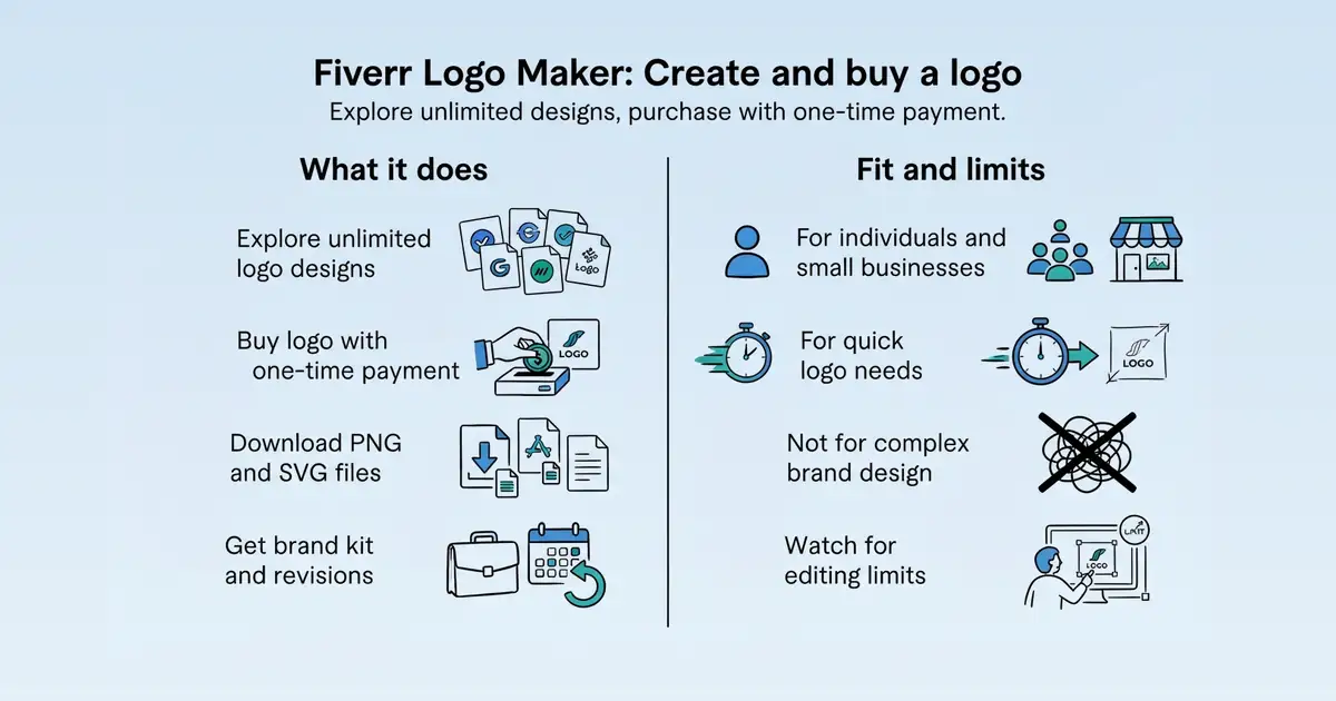 Fiverr Logo Maker at a glance