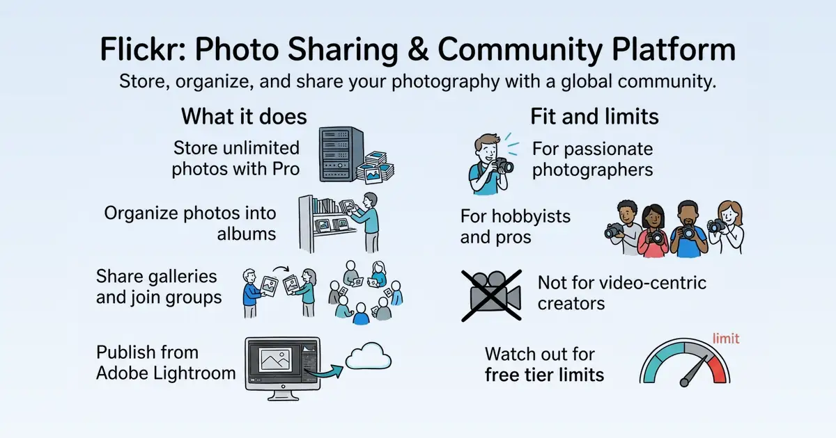 Flickr at a glance