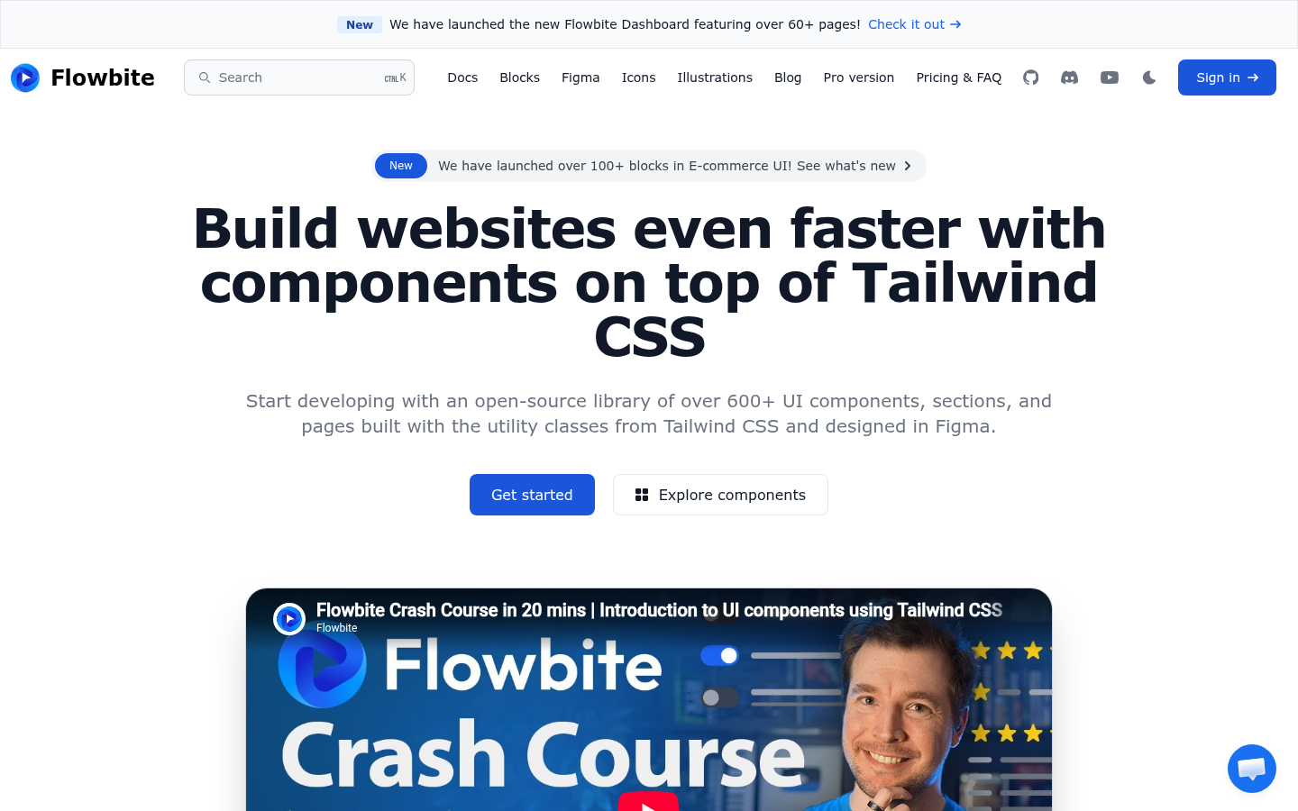 Homepage of the website, as captured