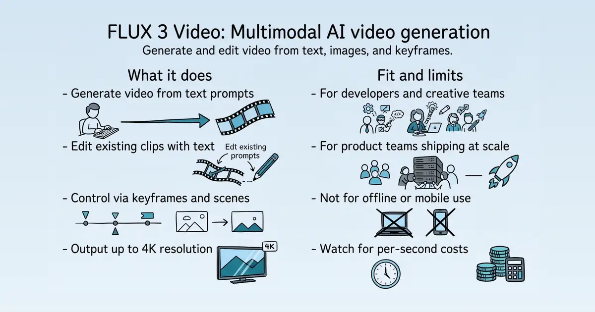 FLUX 3 Video at a glance