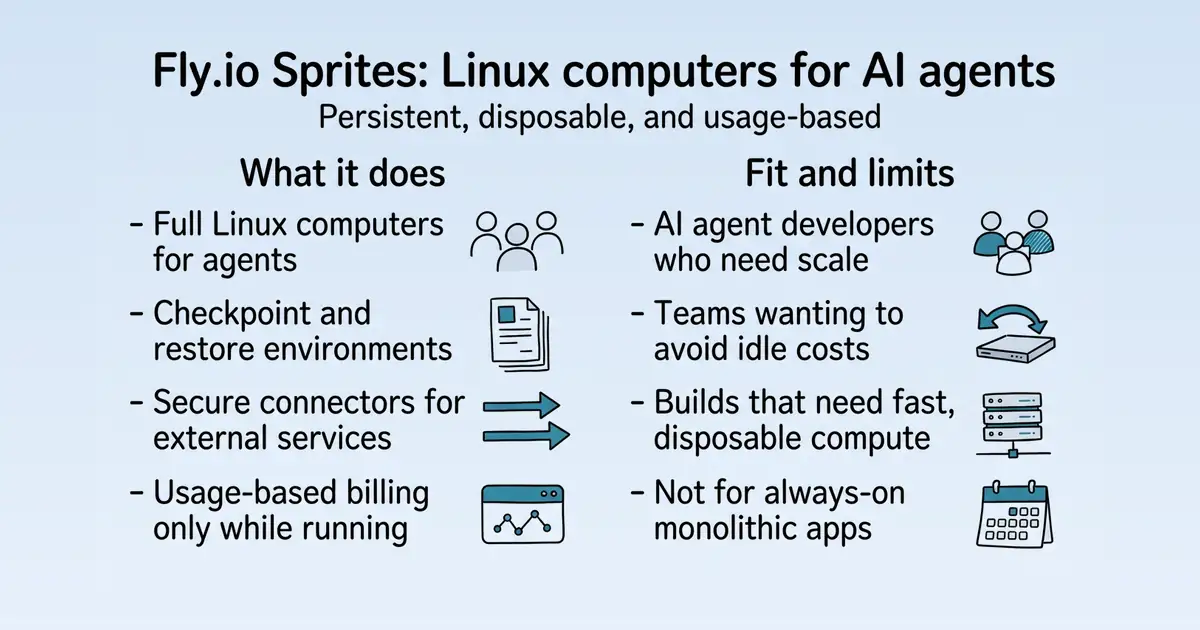 Fly.io Sprites at a glance