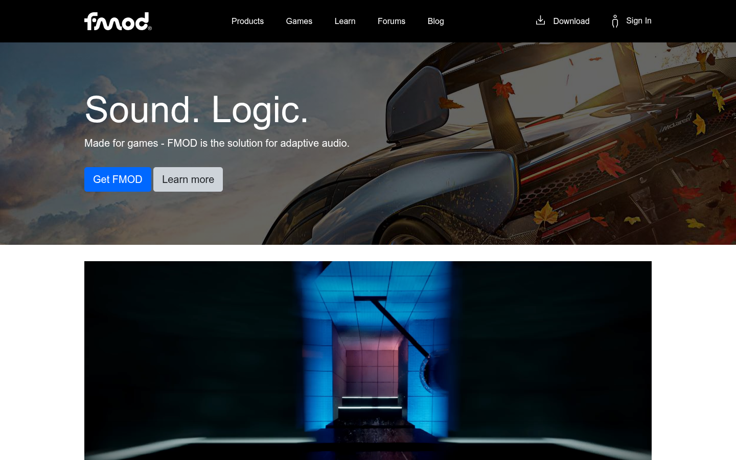 Homepage of the website, as captured