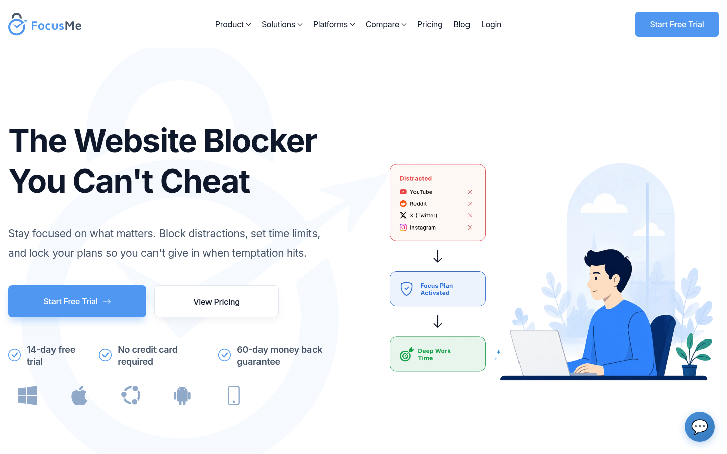 Homepage of the website, as captured