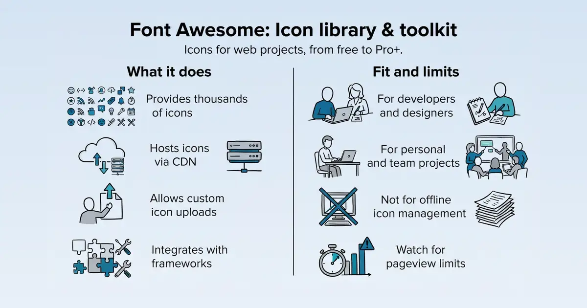 Font Awesome at a glance