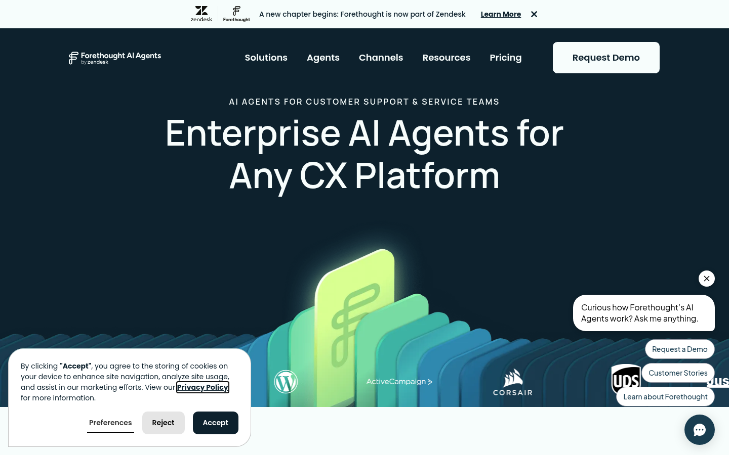 Homepage of the website, as captured