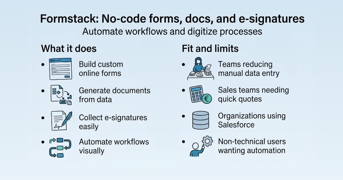 Formstack at a glance