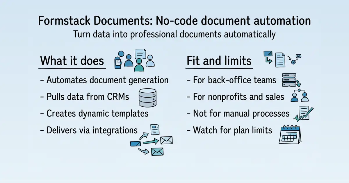 Formstack Documents at a glance