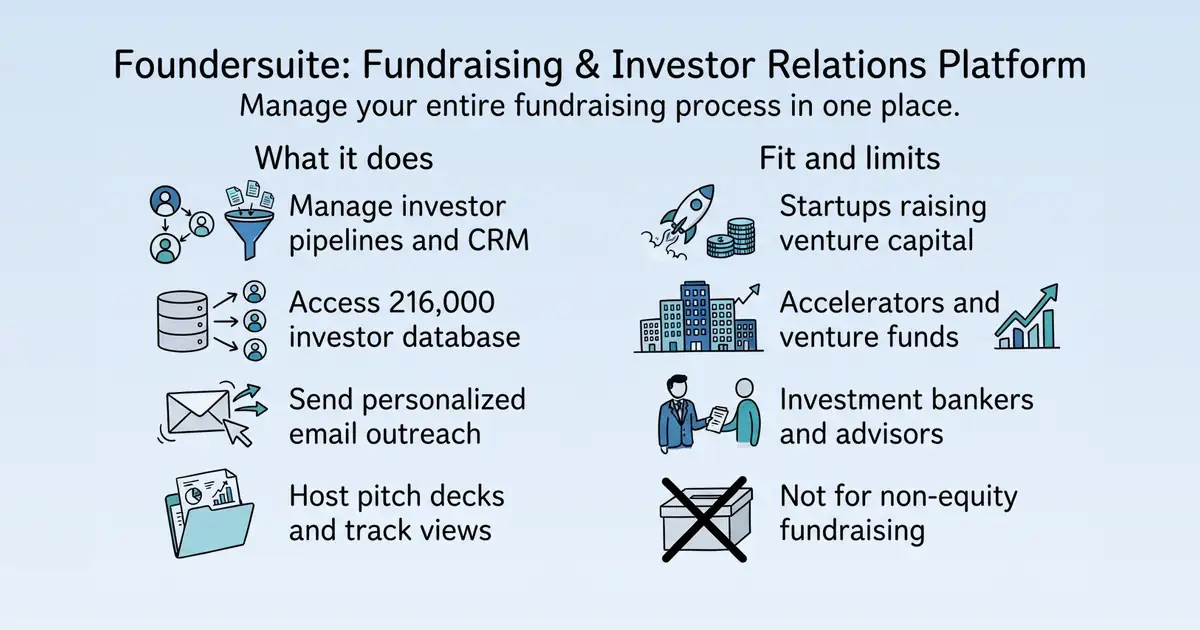 Foundersuite at a glance