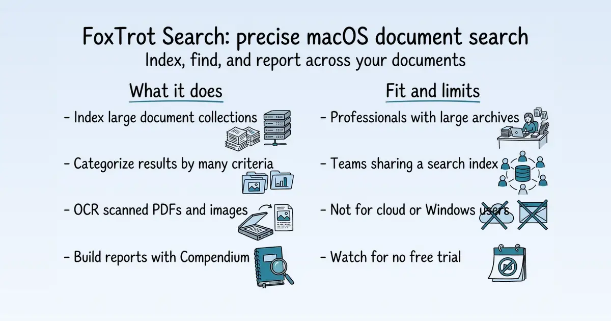FoxTrot Search at a glance