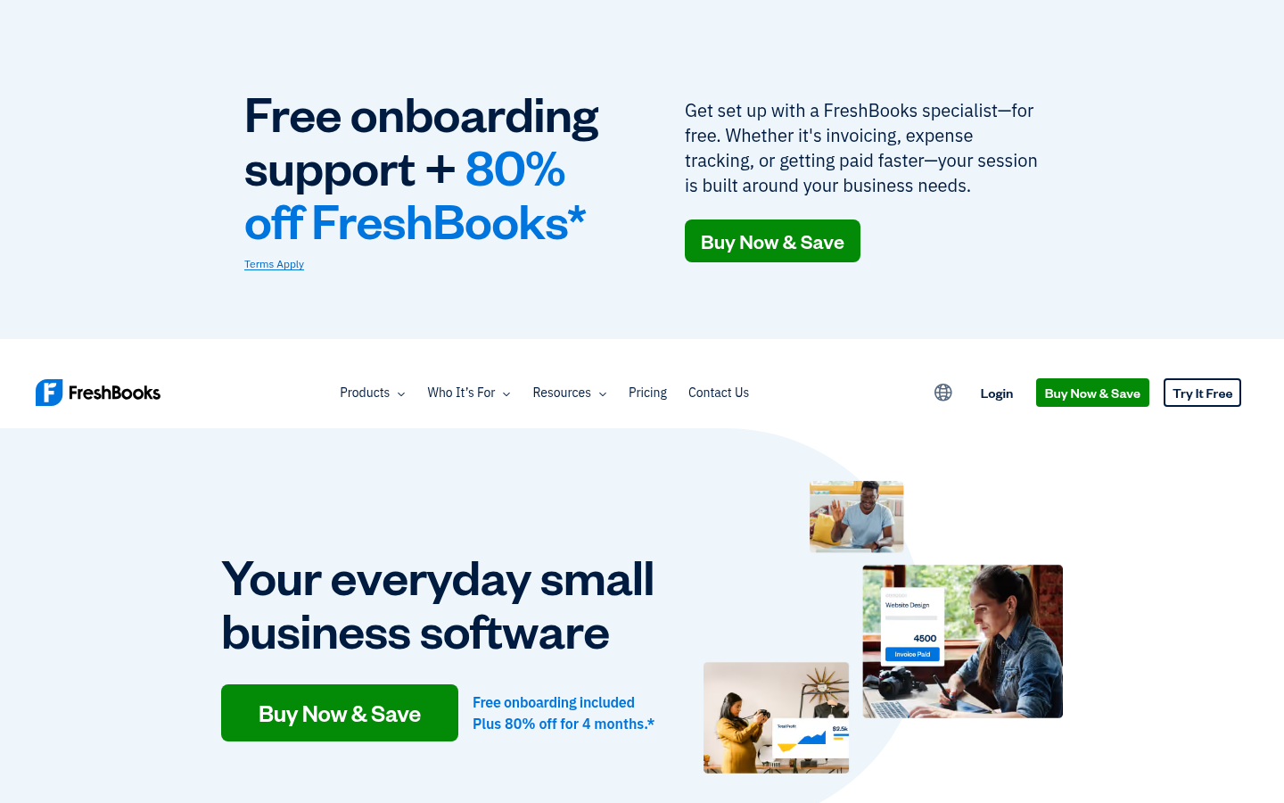 Homepage of the website, as captured