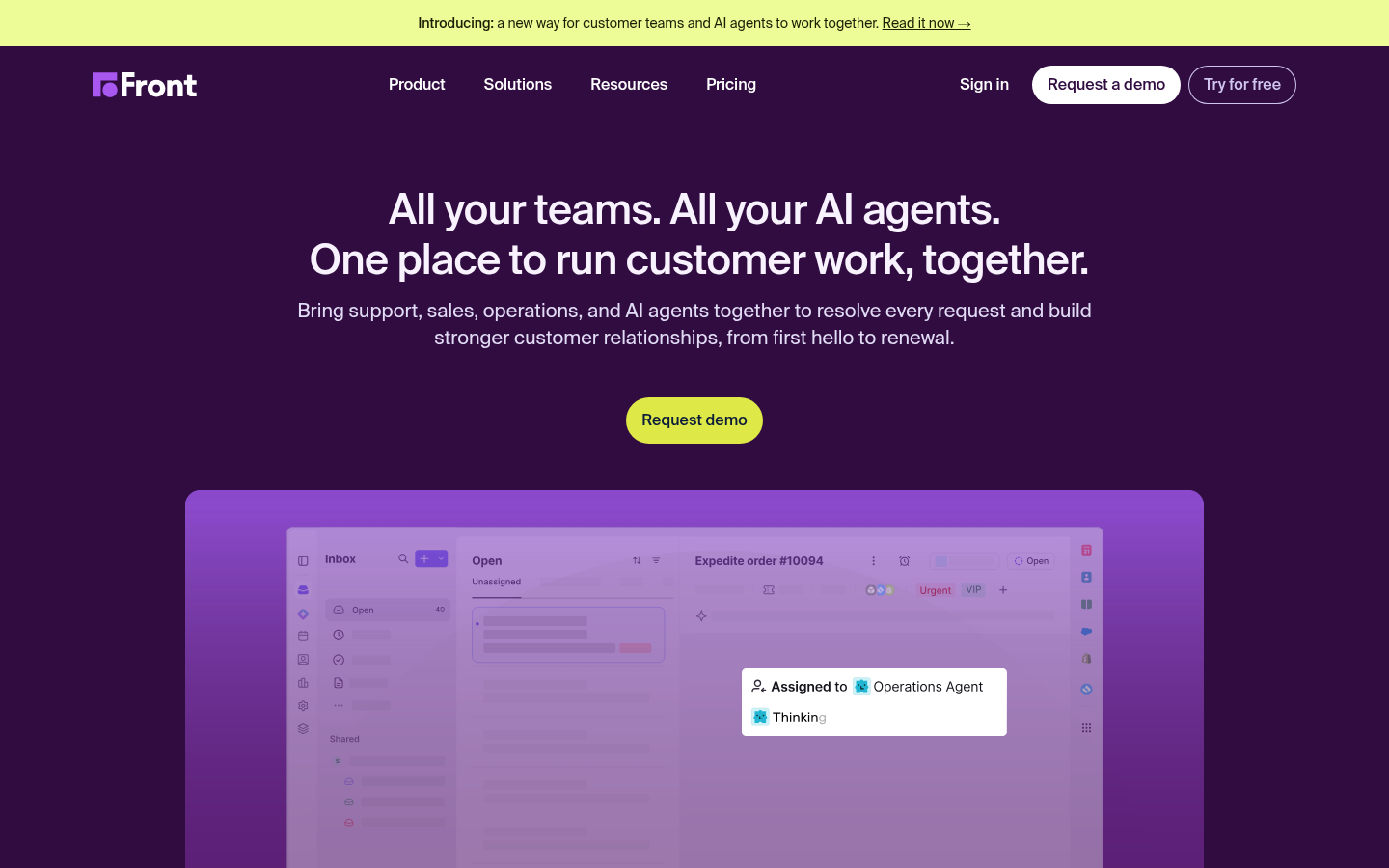 Homepage of the website, as captured