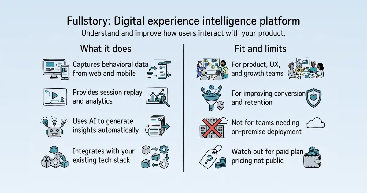 Fullstory at a glance