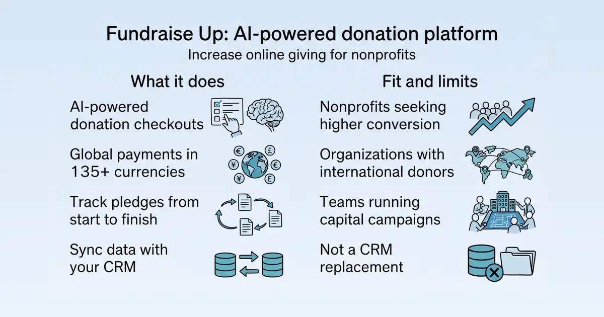 Fundraise Up at a glance
