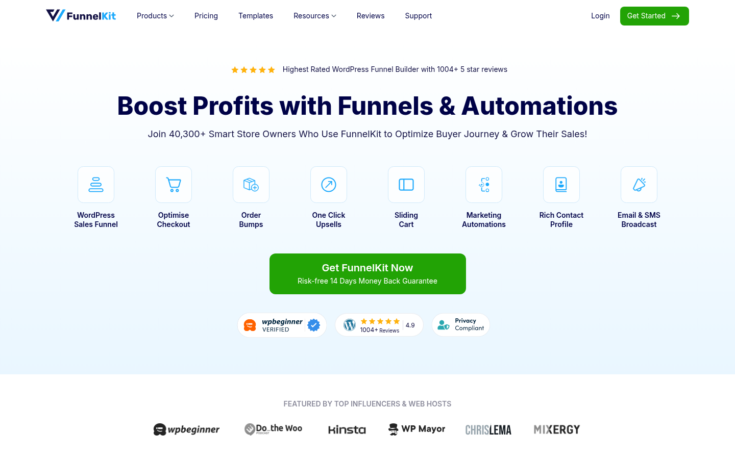 Homepage of the website, as captured