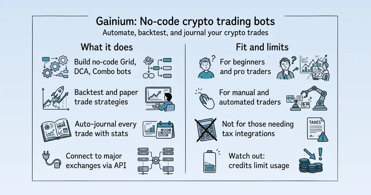 Gainium at a glance