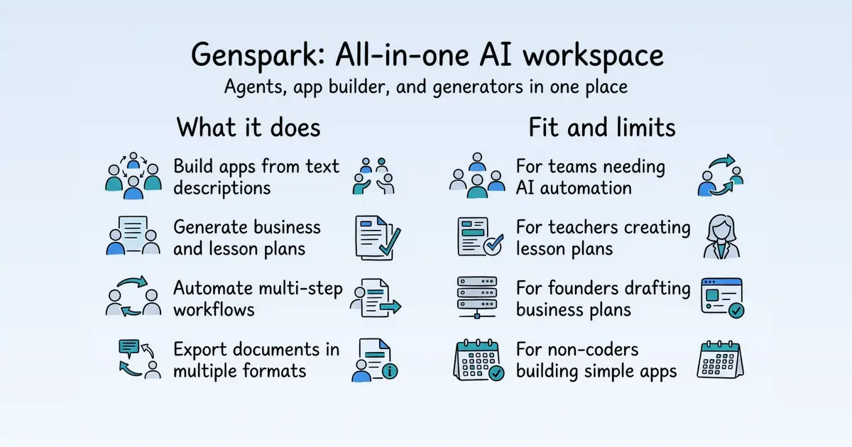 Genspark at a glance