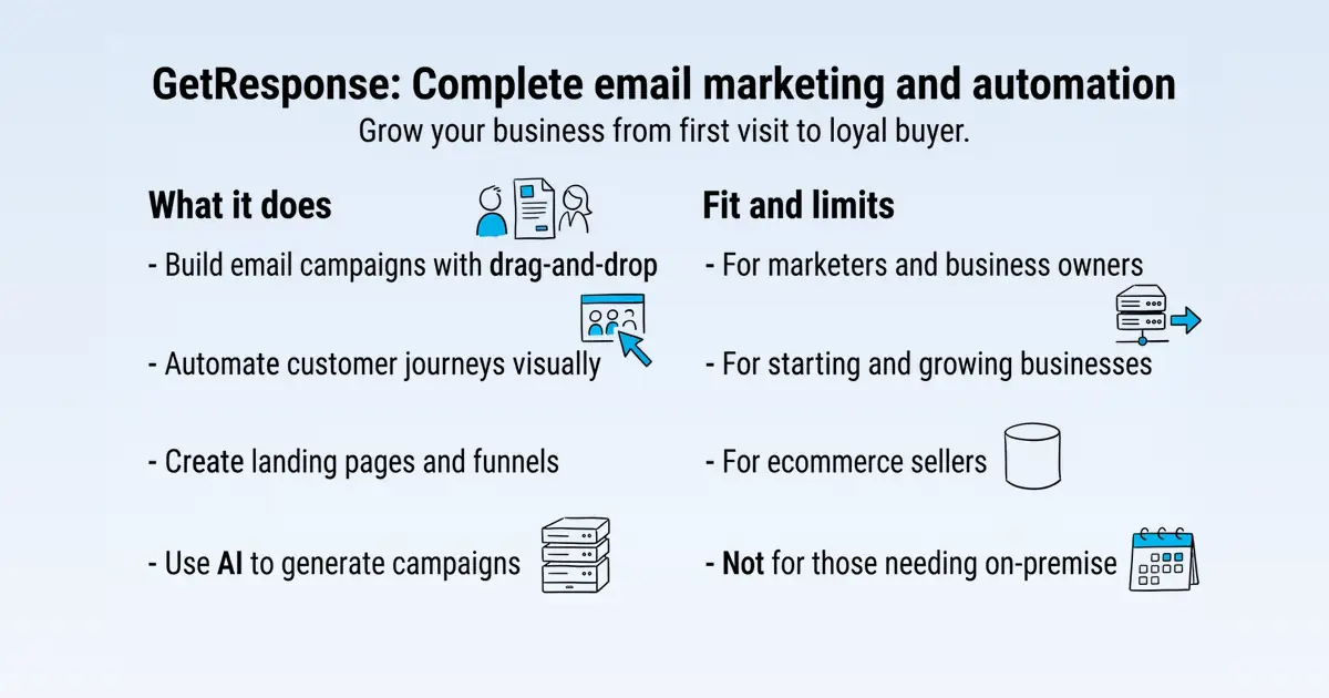 GetResponse at a glance