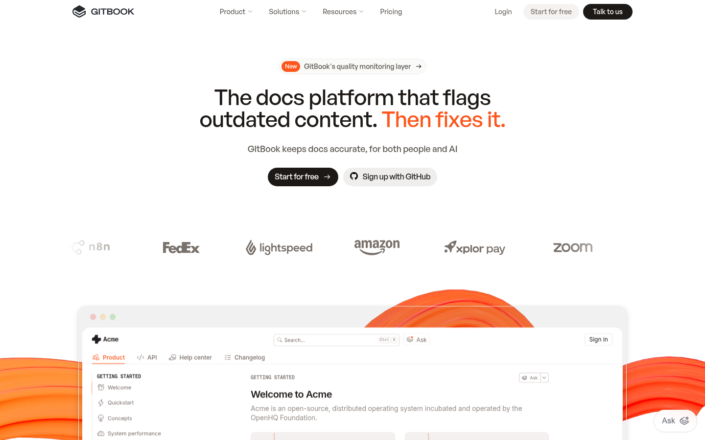 Homepage of the website, as captured