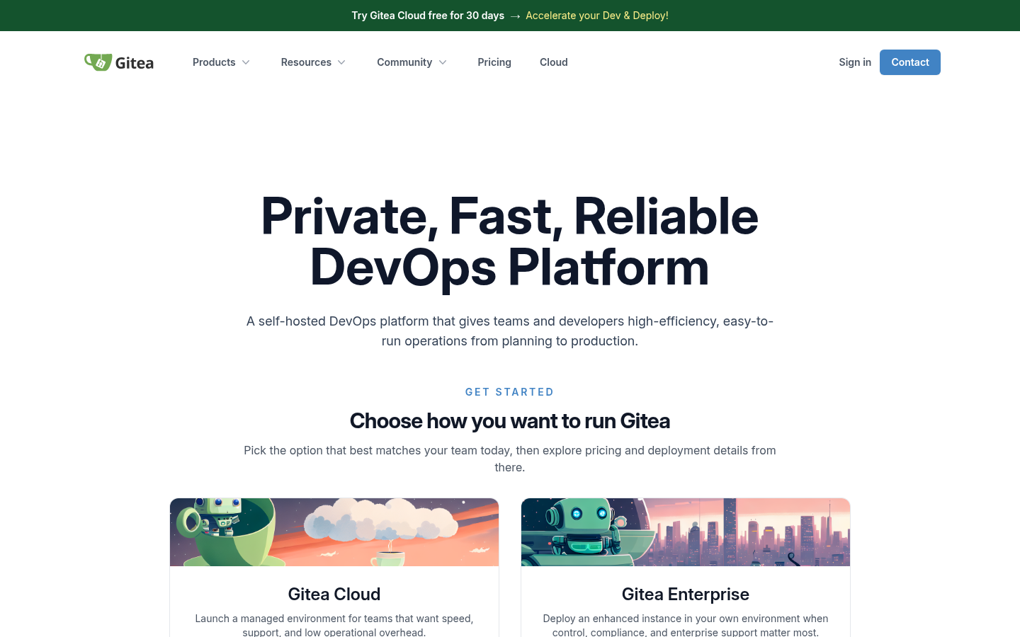 Homepage of the website, as captured