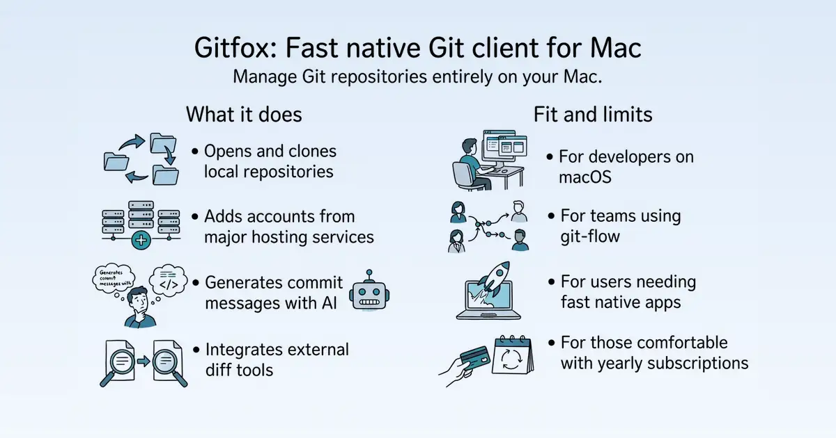 Gitfox at a glance