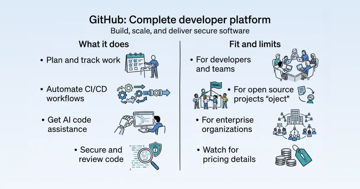 GitHub at a glance