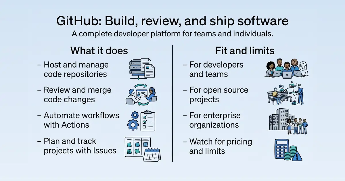 GitHub at a glance