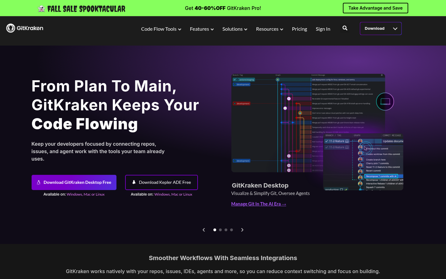 Homepage of the website, as captured