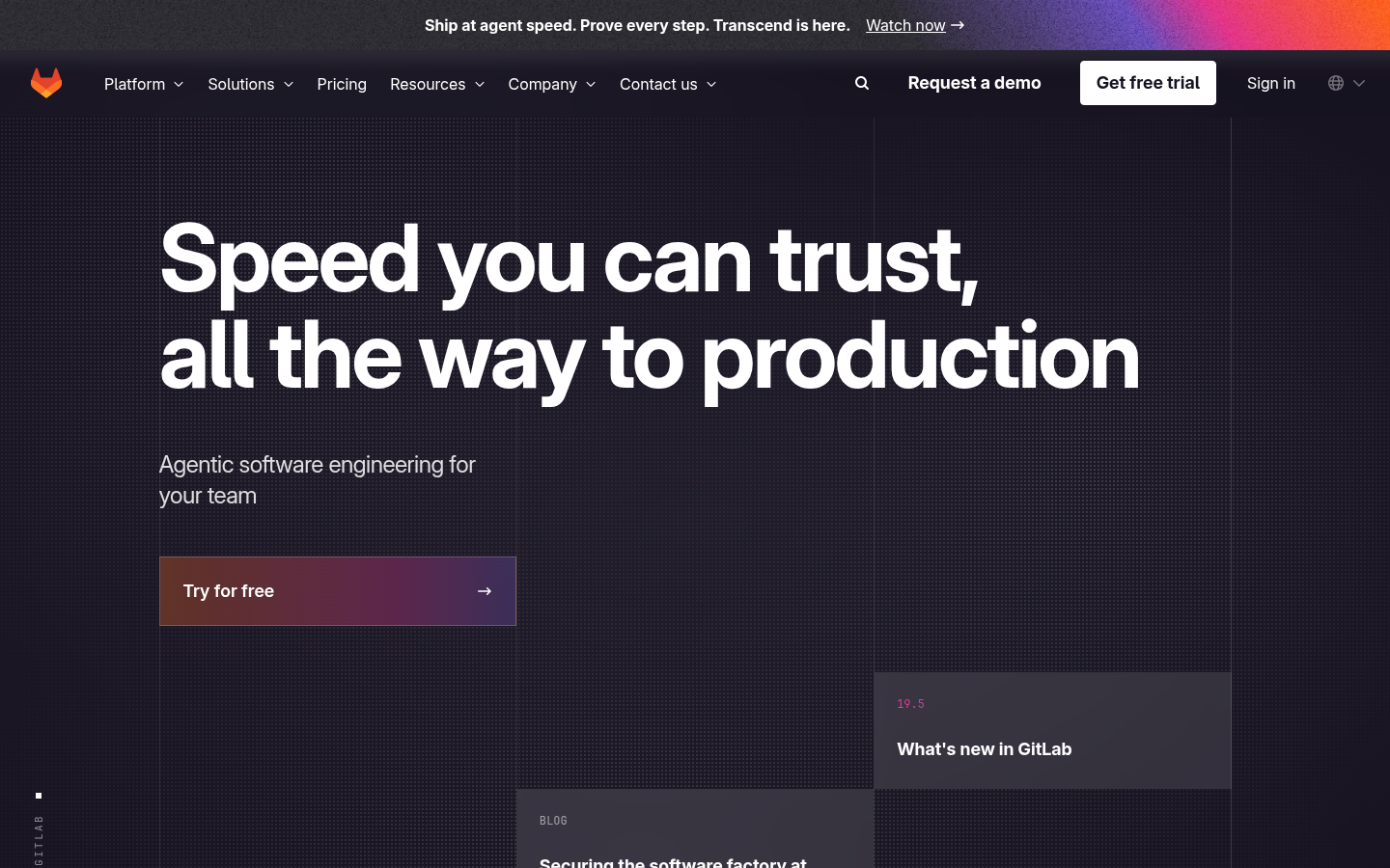 Homepage of the website, as captured