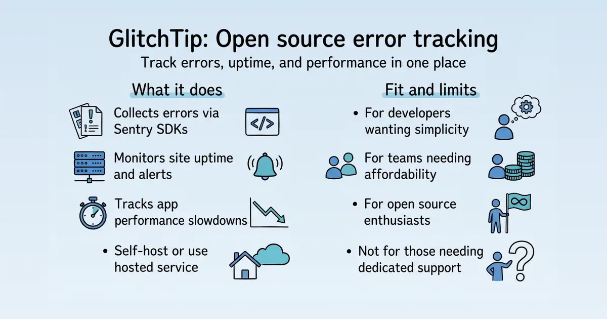 GlitchTip at a glance