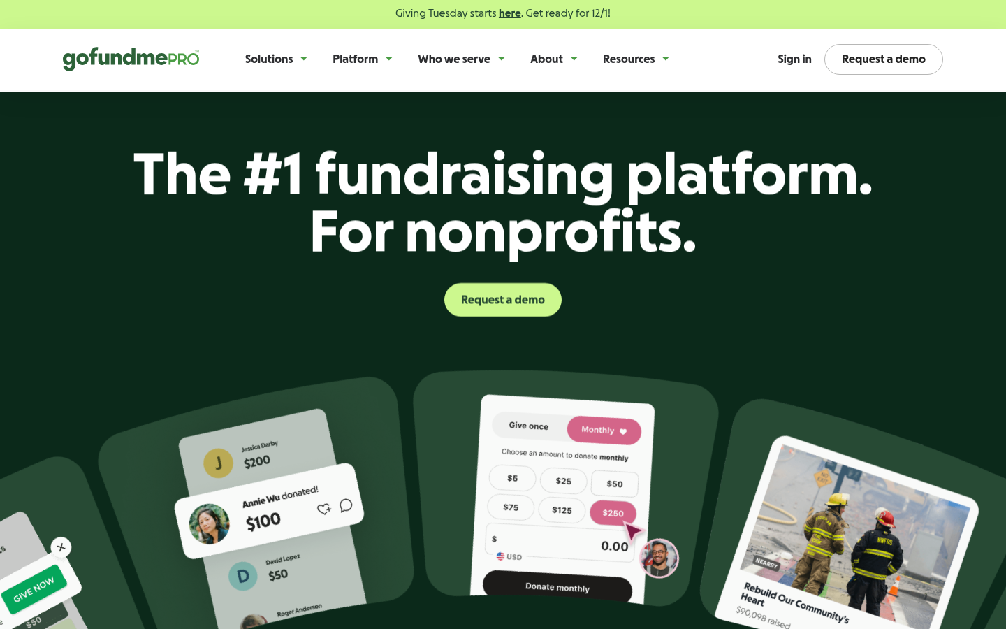 Homepage of the website, as captured