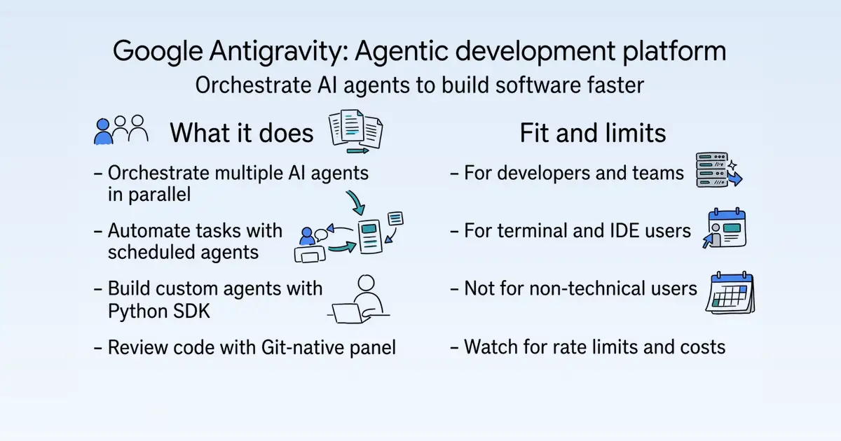 Google Antigravity at a glance
