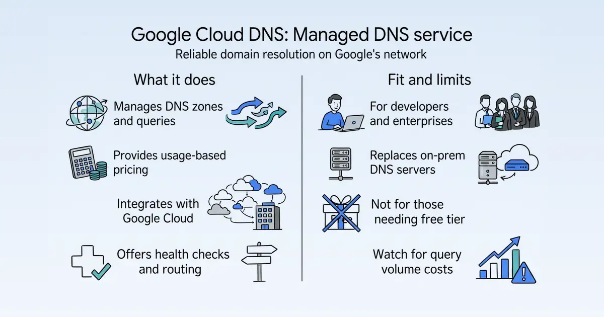 Google Cloud DNS at a glance