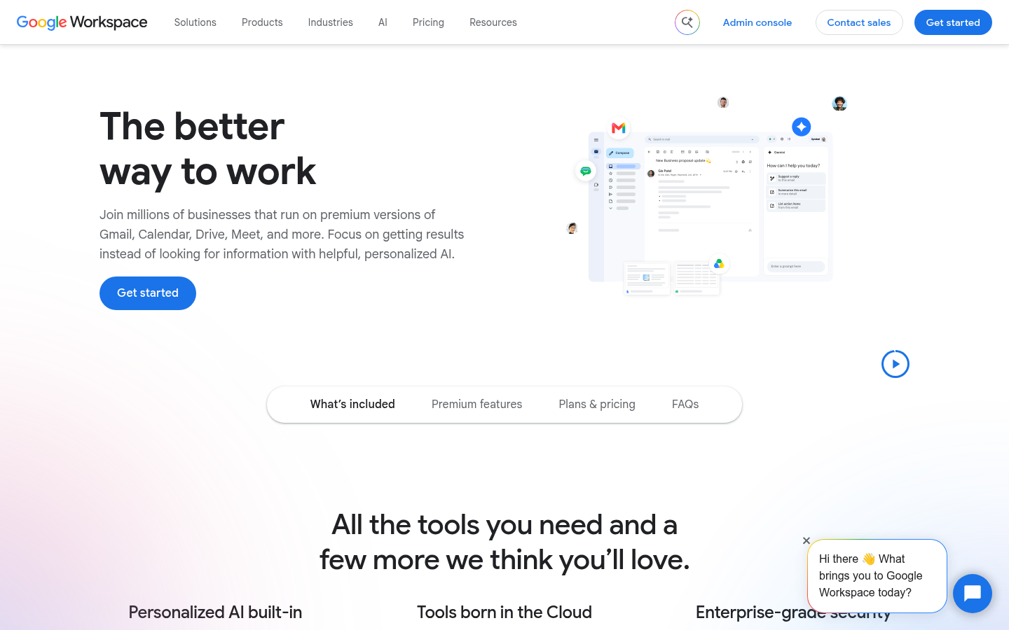 Homepage of the website, as captured