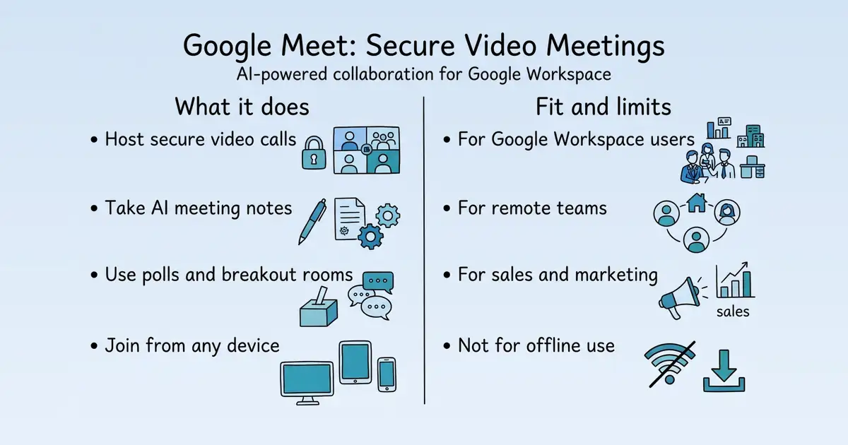 Google Meet at a glance