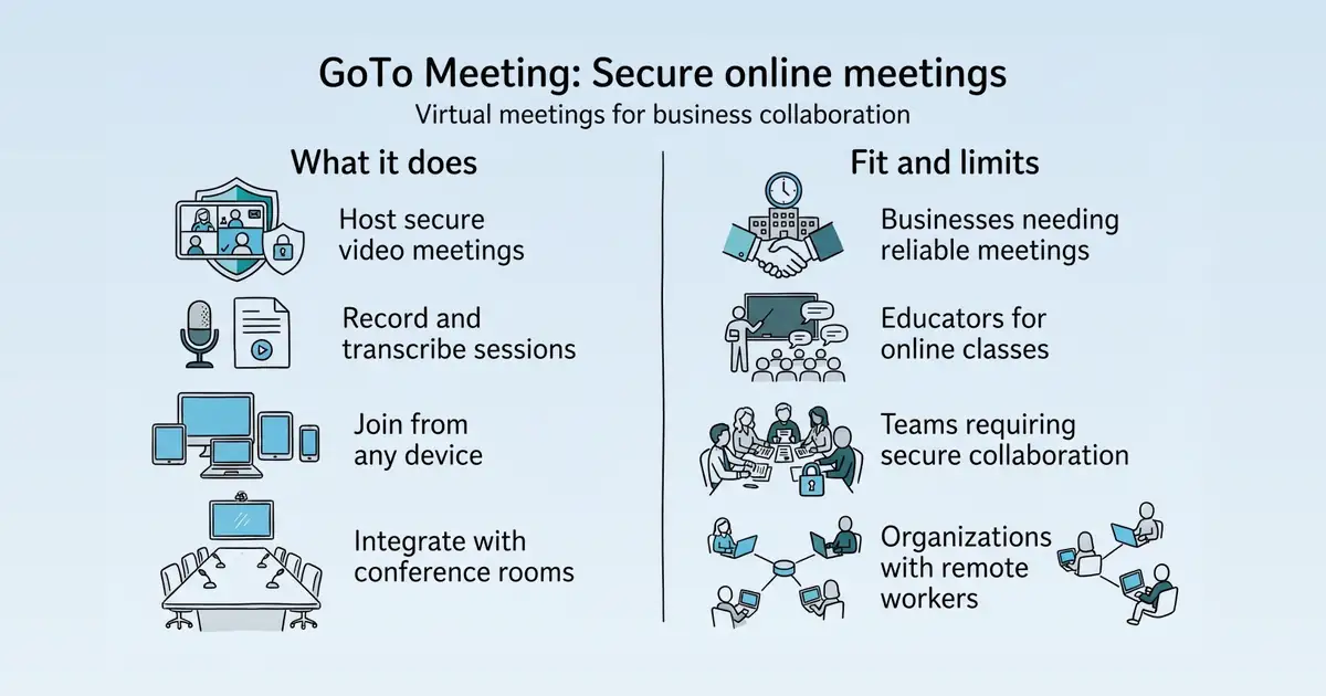GoTo Meeting at a glance