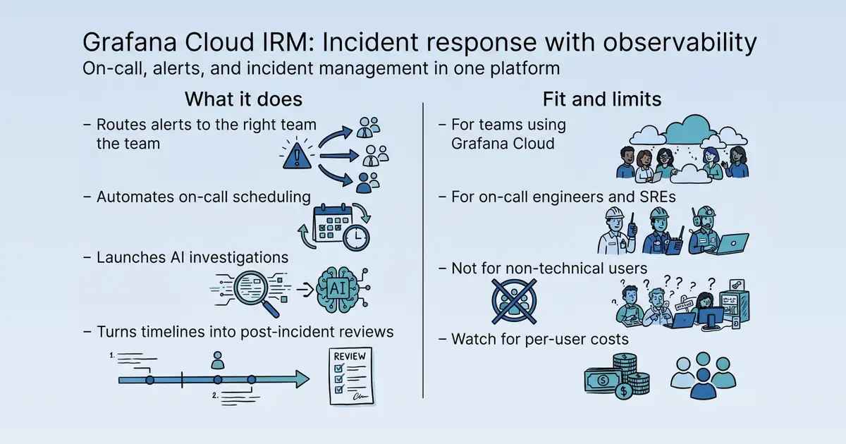 Grafana Cloud IRM at a glance